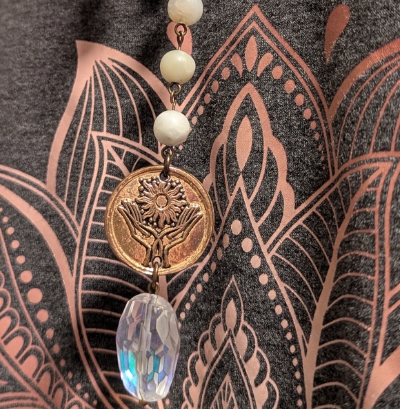 Katia Designs Beaded Necklace with Gold Pendant - Picture 5 of 9